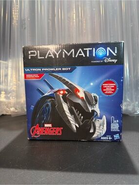 PLAYMATION Ultron Prowler Bot Robotic Villain-Black with Red Accents-NEW